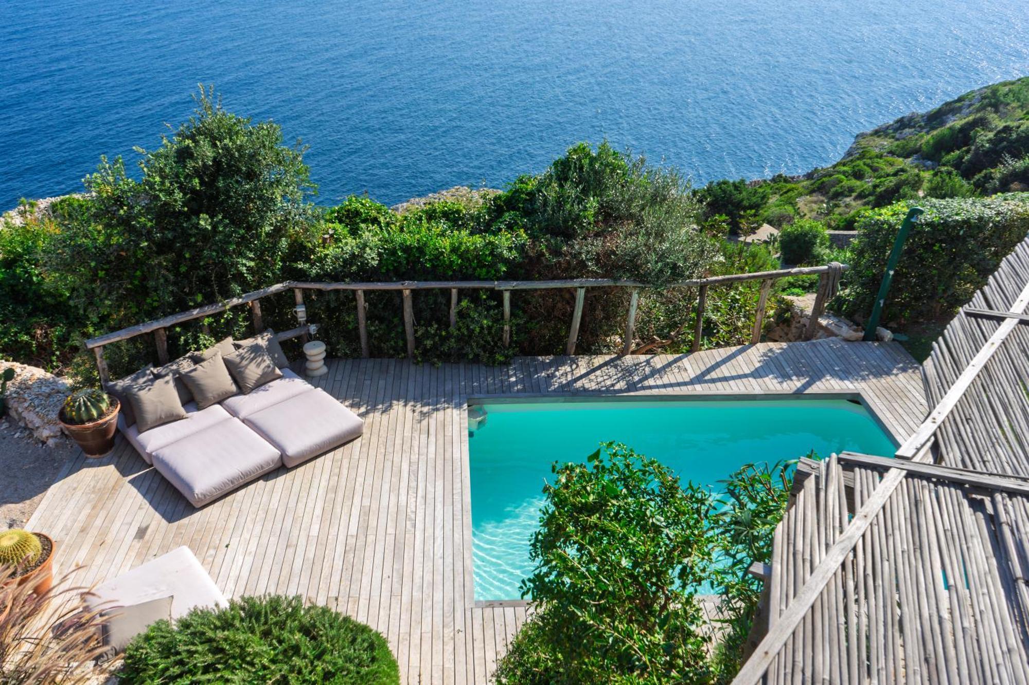 Villa Cliff Gagliano del Capo Bagian luar foto
